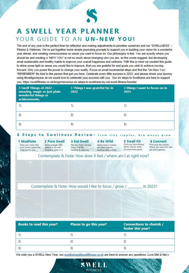 *FREE* Swell good end of year planner